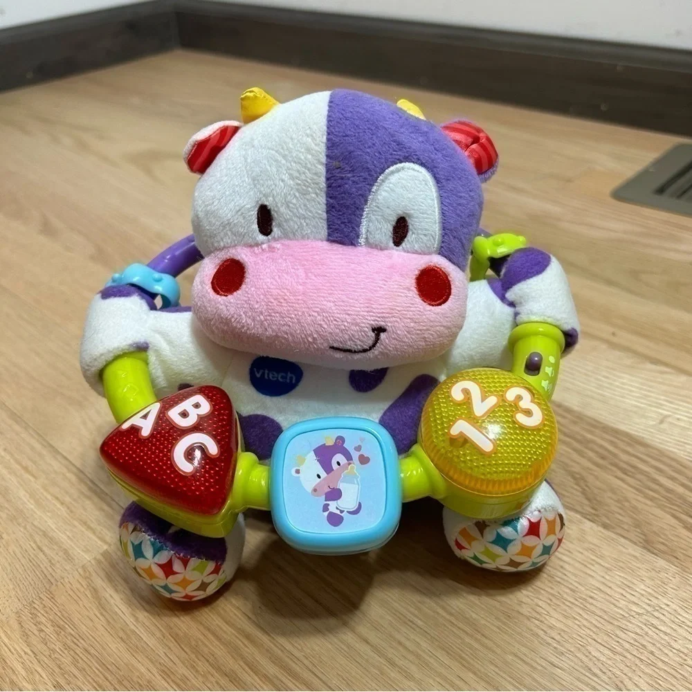 Vtech Baby Lil Critters Moosical Beads Cow Toy Kids Learning ABCs Counting